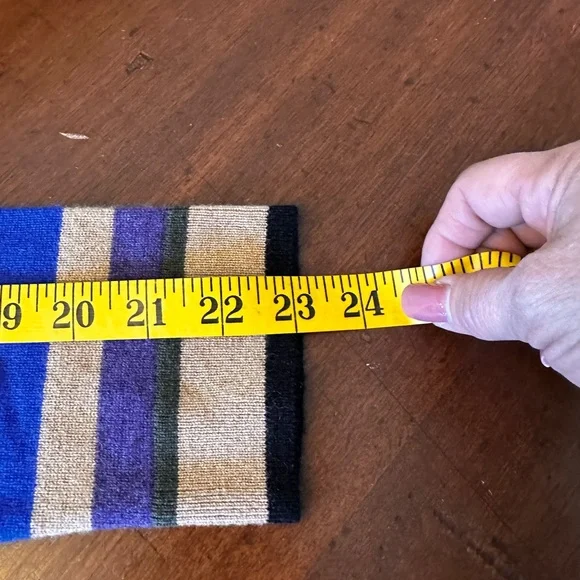 ￼Pure Amici NWT‎size medium mult color striped crewneck sweater